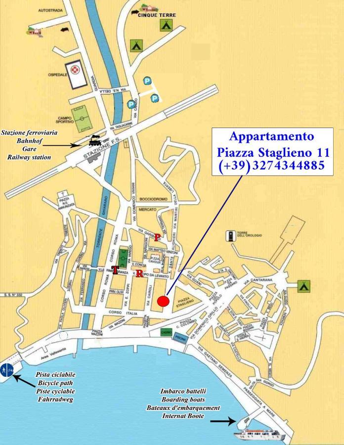 Piazza Staglieno - Appartamento Centralissimo A 30M Dalla Spiaggia Levanto Exteriér fotografie